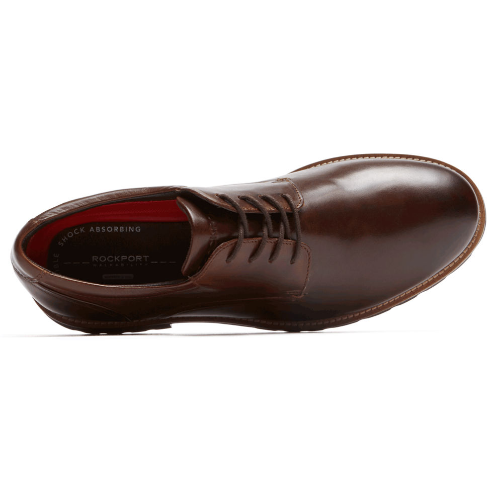 Rockport Oxfords Herre Brune - Sharp & Ready Colben - LWZD35184